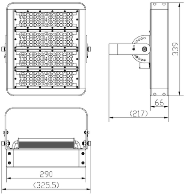 Hydroponic Vegetables 200W Full Spectrum Grow Lights , IP65 Outdoor Plant Grow Lights